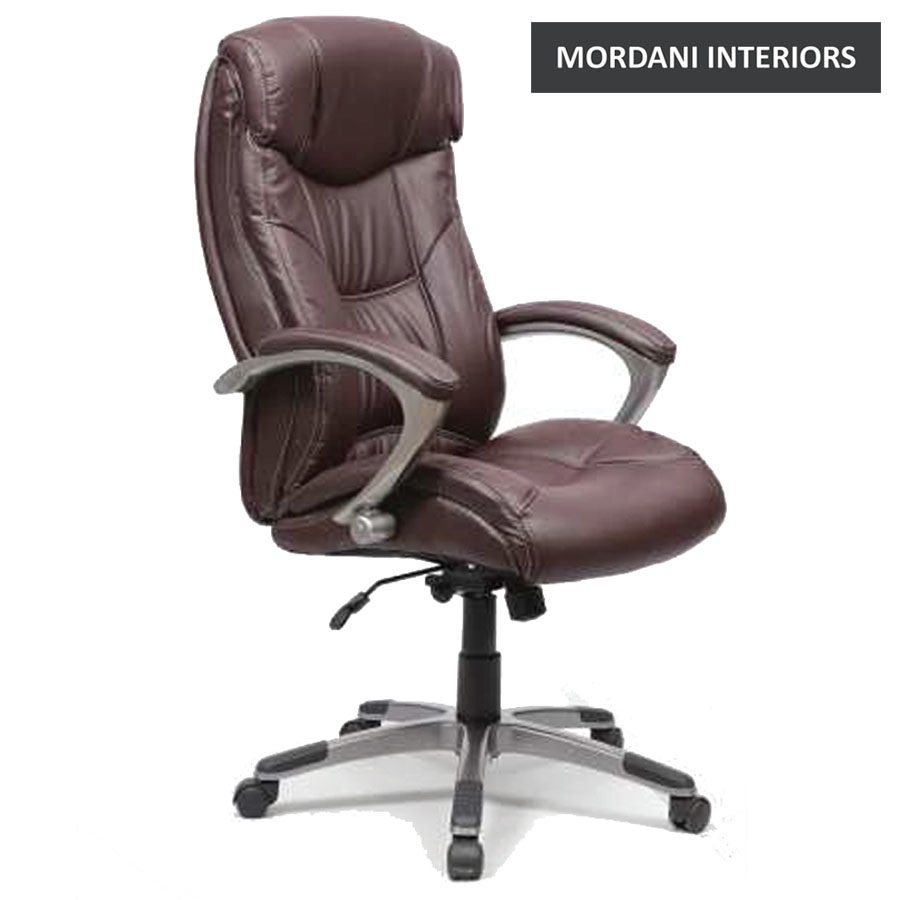 Denzil High Back Leather Office Chair